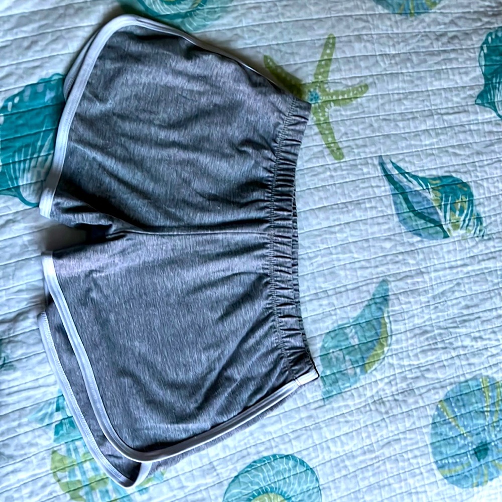 gray Q shorts